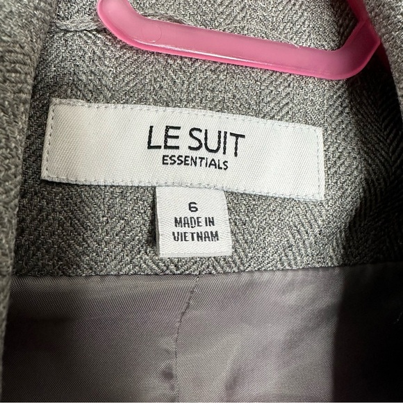 Le Suit Blazer Grey Size 6 - Picture 8 of 16